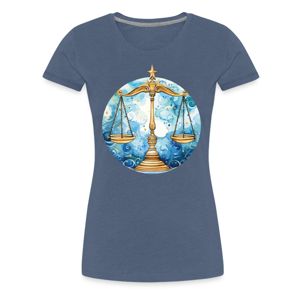 Women’sMythical Libra Premium T-Shirt - heather blue