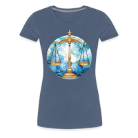 Thumbnail for Women’sMythical Libra Premium T-Shirt - heather blue