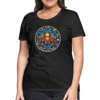 Thumbnail for Women’s Mosaic Cancer Premium T-Shirt - black