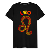 Thumbnail for Men's Power Words Leo Premium T-Shirt - black