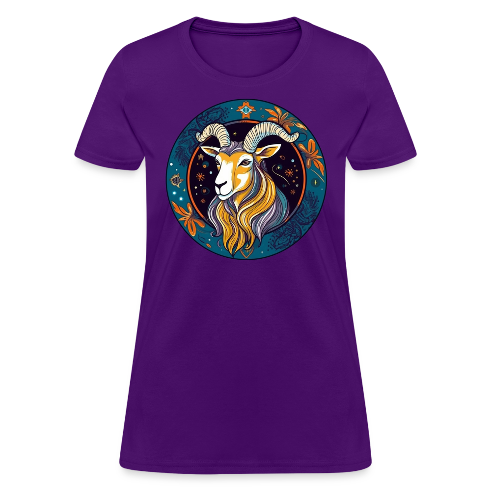 Women's Mythical Capricorn T-Shirt - purple