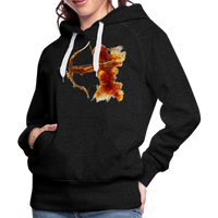 Thumbnail for Women’s Mythical Sagittarius Premium Hoodie - charcoal grey