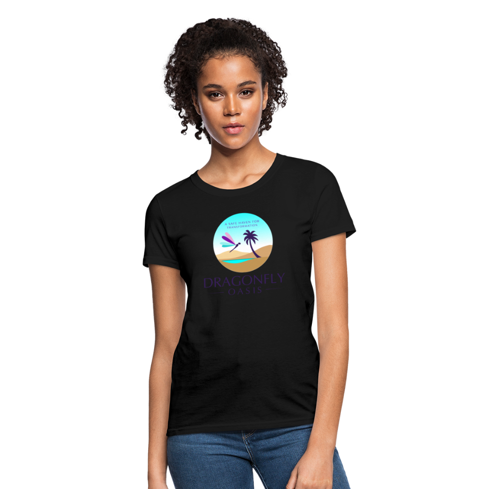 Women's Dragonfly Oasis V.1 Capricorn T-Shirt - black