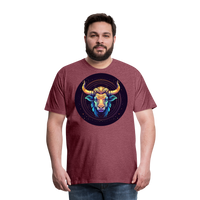 Thumbnail for Men's Magic Taurus Premium T-Shirt - heather burgundy