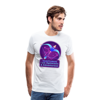 Thumbnail for Men's Neon Sagittarius Premium T-Shirt - white