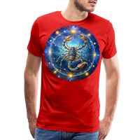 Thumbnail for Men's Symbol Scorpio Premium T-Shirt - red