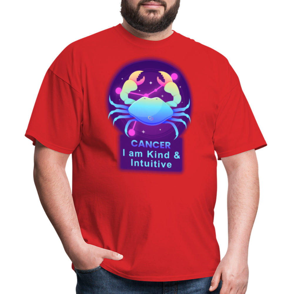 Men's Neon Cancer Classic T-Shirt - red