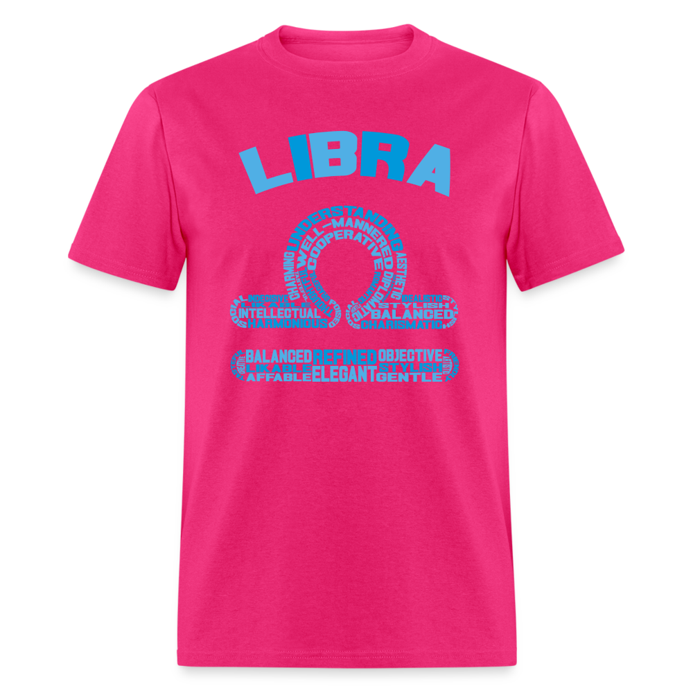 Men's Power Words Libra Classic T-Shirt - fuchsia