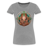 Thumbnail for Women’s Mythical Virgo Premium T-Shirt - heather gray