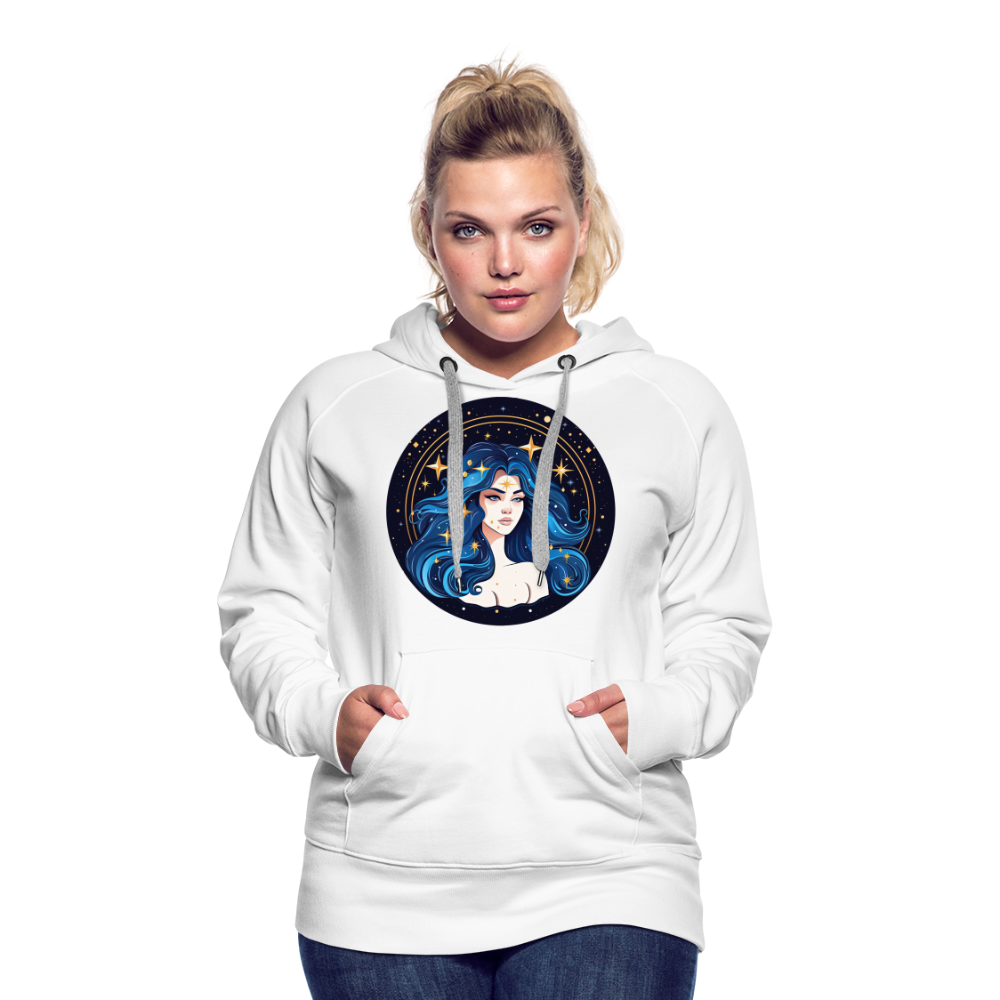 Women’s Magic Virgo Premium Hoodie - white