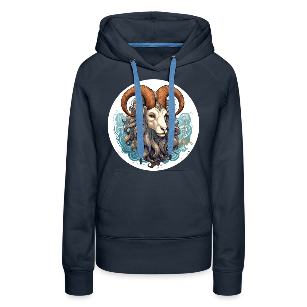 Women’s Symbol Capricorn Premium Hoodie - navy