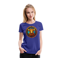 Thumbnail for Women’s Mosaic Taurus Premium T-Shirt - royal blue