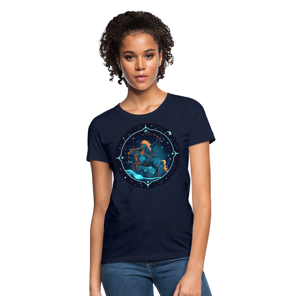 Women's Magic Sagittarius T-Shirt - navy