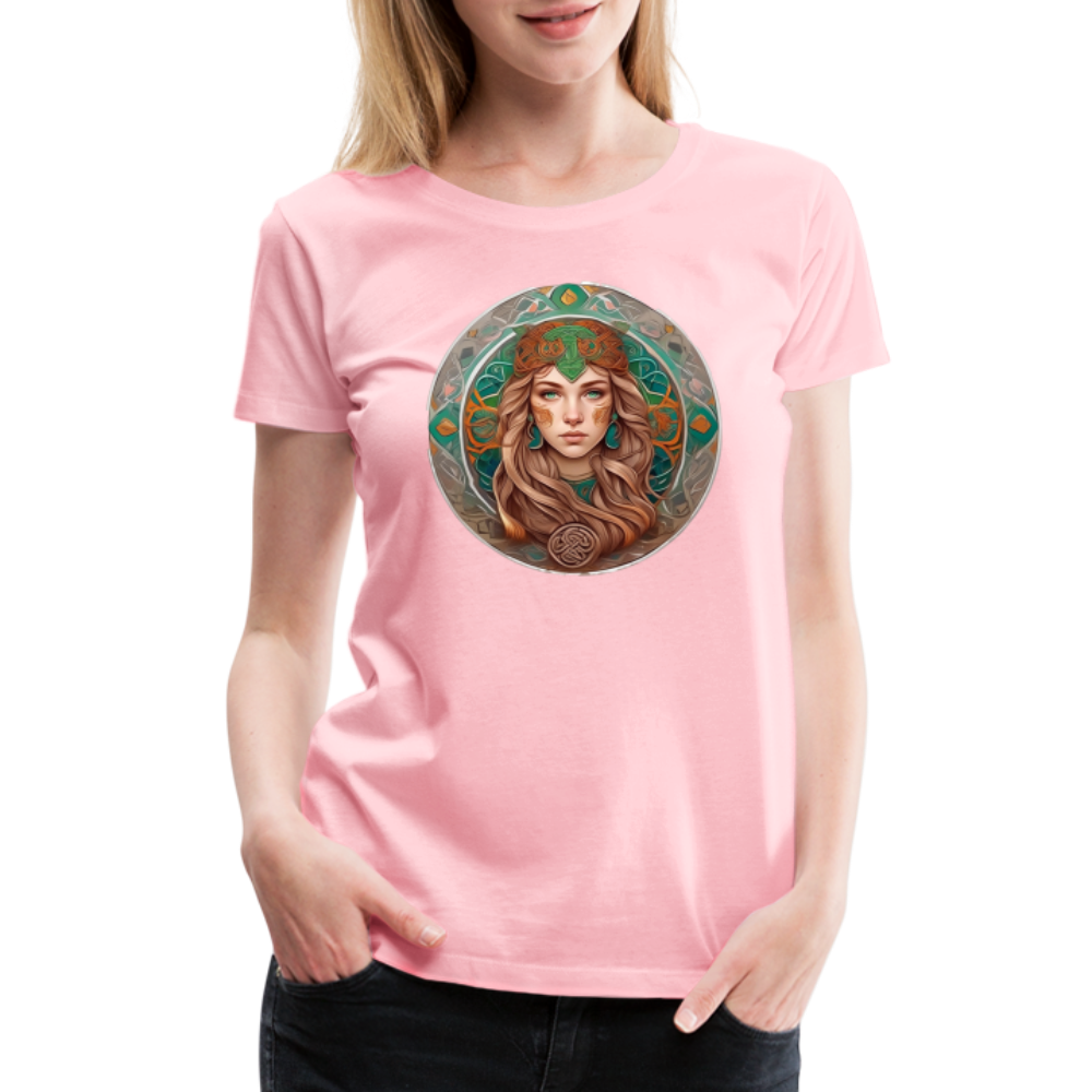 Women’s Mythical Virgo Premium T-Shirt - pink