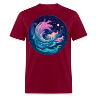 Thumbnail for Men's Magic Aquarius Classic T-Shirt - burgundy