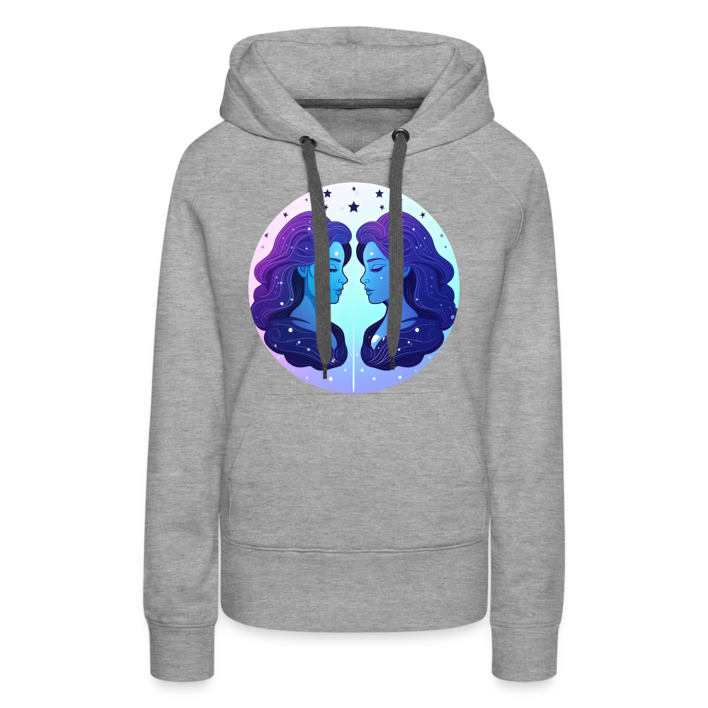 Women’s Magic Gemini Premium Hoodie - heather grey