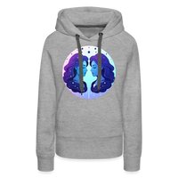 Thumbnail for Women’s Magic Gemini Premium Hoodie - heather grey