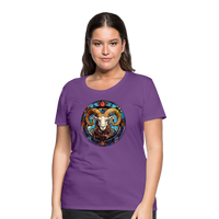 Thumbnail for Women’s Mosaic Aries Premium T-Shirt - purple