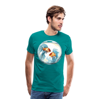 Thumbnail for Men's Mythical Pisces Premium T-Shirt - teal