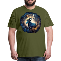 Thumbnail for Men's Mythical Capricorn Premium T-Shirt - olive green