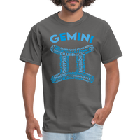 Thumbnail for Men's Power Words Gemini Classic T-Shirt - charcoal