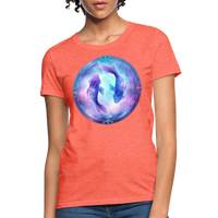 Thumbnail for Women's Classic Pisces T-Shirt - heather coral