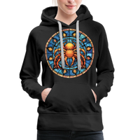 Thumbnail for Women’s Mosaic Cancer Premium Hoodie - black