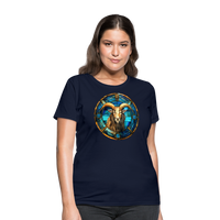 Thumbnail for Women's Mosaic Capricorn T-Shirt - navy