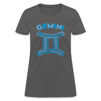 Thumbnail for Women's Power Words Gemini T-Shirt - charcoal