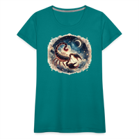 Thumbnail for Women’s Mythical Scorpio Premium T-Shirt - teal