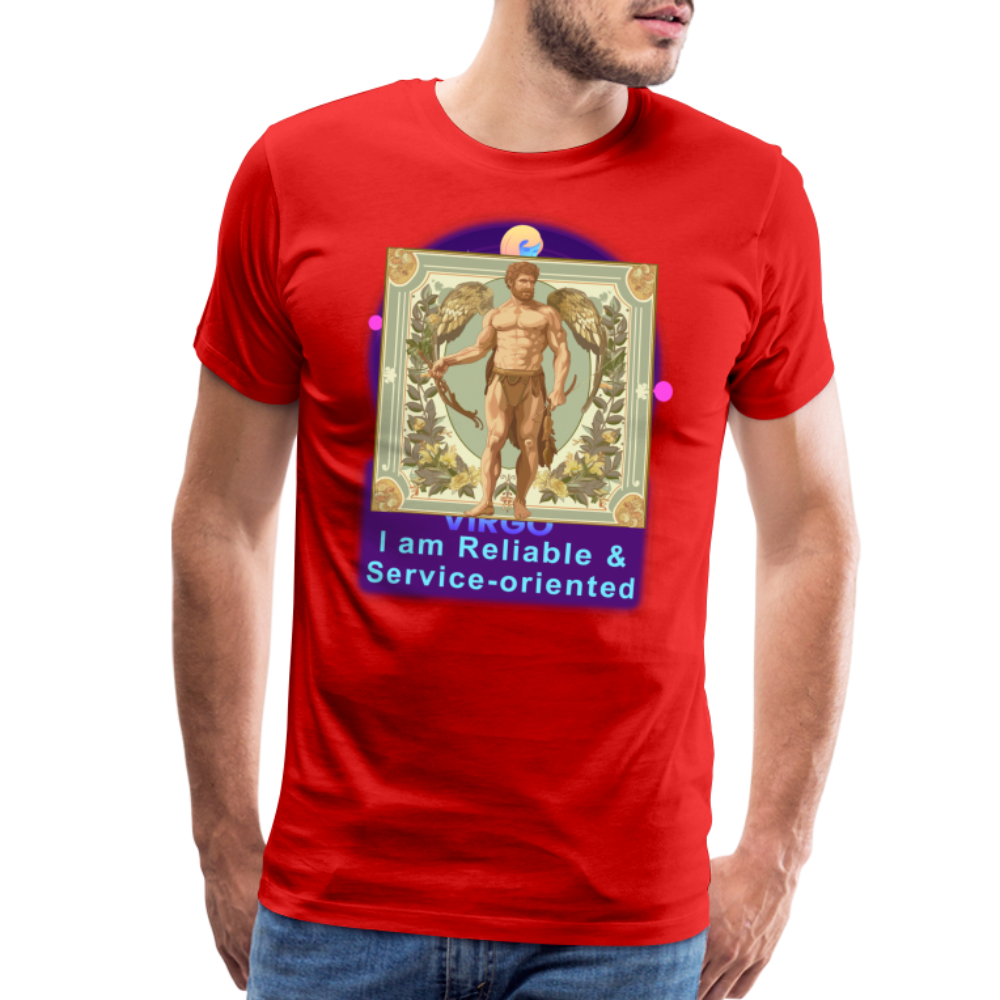 Men's Mythical Virgo Premium T-Shirt - red