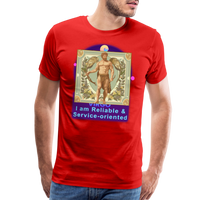 Thumbnail for Men's Mythical Virgo Premium T-Shirt - red