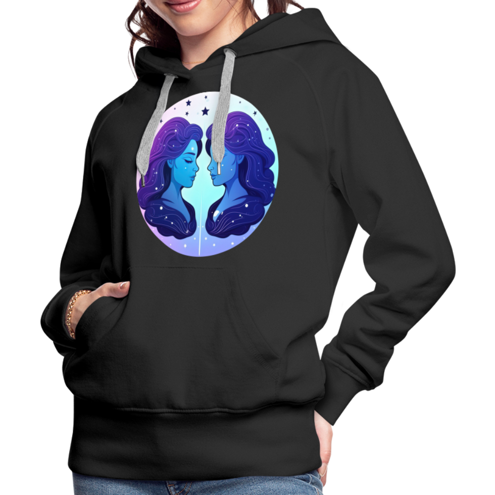 Women’s Magic Gemini Premium Hoodie - black