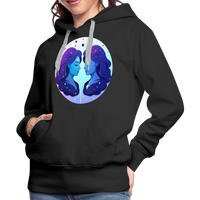 Thumbnail for Women’s Magic Gemini Premium Hoodie - black