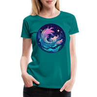 Thumbnail for Women’s Magic Aquarius Premium T-Shirt - teal