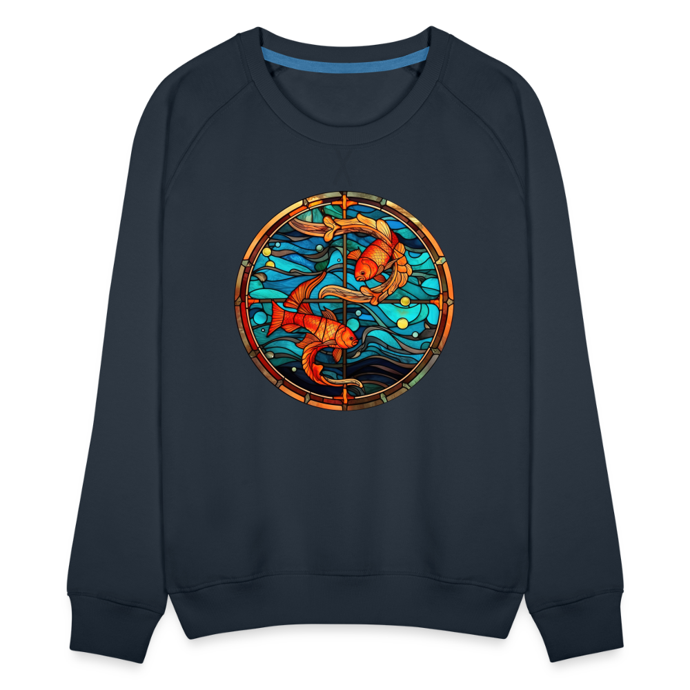 Women’s Mosaic Pisces Premium Sweatshirt - navy