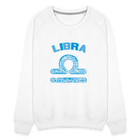 Thumbnail for Women's Power Words Libra Premium Sweatshirt - white