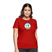 Thumbnail for Women's Dragonfly Oasis V.1 Capricorn T-Shirt - red