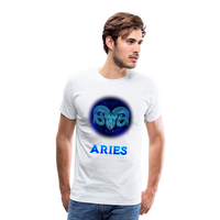 Thumbnail for Men's Aries Premium T-Shirt - white