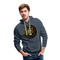 Thumbnail for Men’s Mythical Leo Premium Hoodie - heather denim