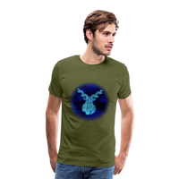 Thumbnail for Men's Stellar Capricorn Premium T-Shirt - olive green