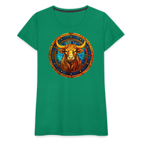 Thumbnail for Women’s Mosaic Taurus Premium T-Shirt - kelly green