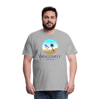 Thumbnail for Men's Dragonfly Oasis V.1 Premium T-Shirt - heather gray