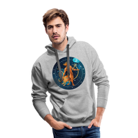 Thumbnail for Men’s Mythical Sagittarius Premium Hoodie - heather grey