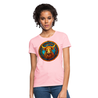 Thumbnail for Women's Mosaic Taurus T-Shirt - pink