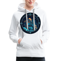 Thumbnail for Women’s Magic Sagittarius Premium Hoodie - white