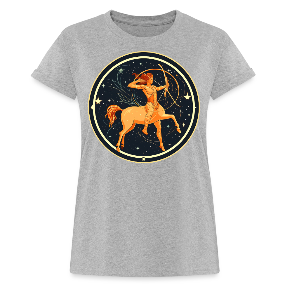 Women's Mystic Sagittarius Relaxed Fit T-Shirt - heather gray