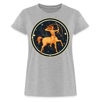 Thumbnail for Women's Mystic Sagittarius Relaxed Fit T-Shirt - heather gray