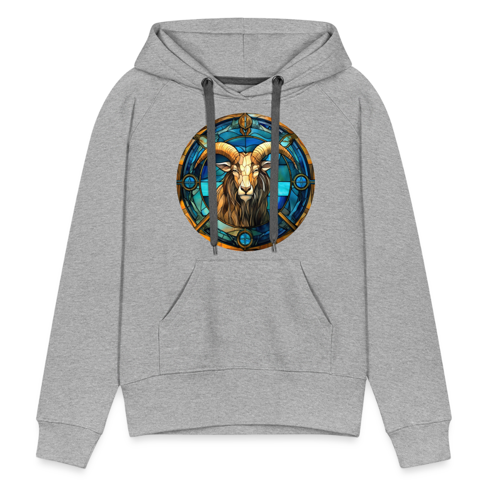 Women’s Mosaic Capricorn Premium Hoodie - heather grey