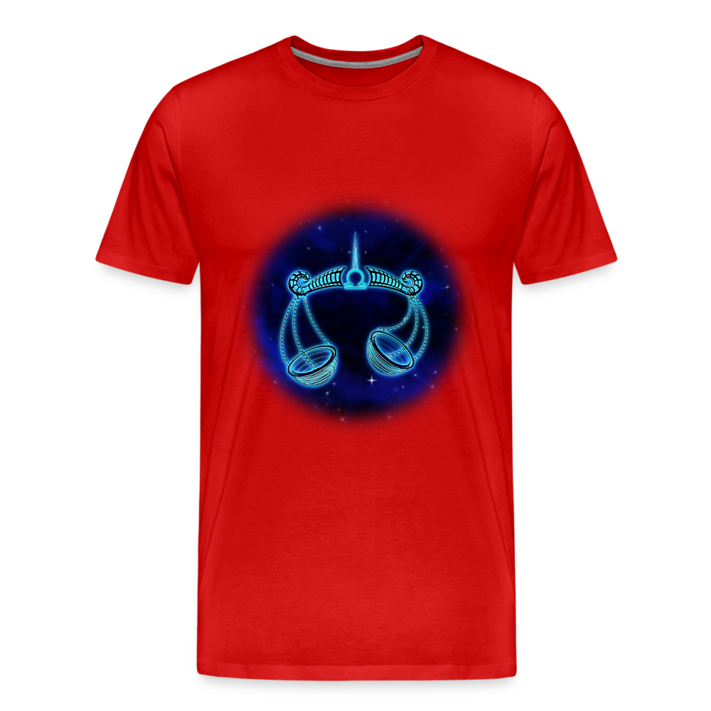 Men's Libra Premium T-Shirt - red